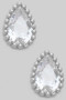 Dainty Teardrop Cz Studs