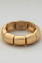 Brushed Stretch Sectioned Bracelet