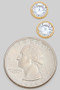 Round Stone Stud Earrings