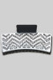 Western Pattern Metal Hair Claw Clip