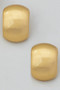 Brass Scoop Drop Earrings
