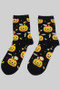 Candy Jack O Lantern Print Socks