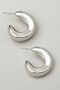 Curved Twist Hoop Earrings
