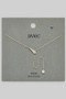 Y Drop Snake Pendant Tear Drop Necklace W Cz