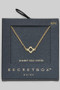 Gold Or Silver Dipped Clover Pendant Necklace