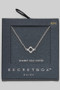 Gold Or Silver Dipped Clover Pendant Necklace