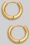 Stainless Steel Mini Hoop Earrings