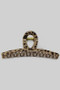 Leopard Print Acrylic Hair Clip