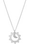 Sun And Moon Pendant Necklace - #LNC104