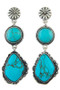 Western Stone Dangle Earrings