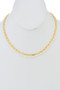 Pearl And Clip Chain Layered Necklace.