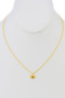  Gold Dipped Evil Eye Pendant Necklace.