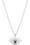  Gold Dipped Evil Eye Pendant Necklace.