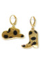 Leopard Cowgirl Hat And Boot Earrings