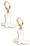 Cowgirl Boot Huggie Earrings - #KE17070