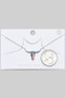 Gold Dipped Longhorn Pendant Necklace - #BN134