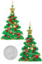 Christmas Tree Acrylic Earrings