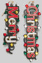 Glitter Merry Christmas Earrings
