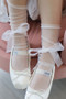 Sheer Calf Socks With Bow