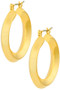 Gold Dipped Pincatch Hoop Earrings