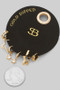 Gold Dipped Three Pair Hoop Earring Set - #SB-19925