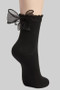 Bow Back Calf Socks