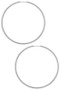 Thick Hoop Earrings. - #26624-060