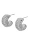 Gold Dipped Textured Mini Hoop Earrings