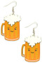 Beer Mug Drop Earrings - #KE21523