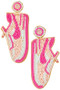Beaded Sneakers Earrings - #13-4950-0