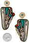 Beaded Sneakers Earrings - #13-4951-0