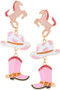 Linked Western Charms Earrings