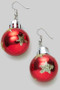 Star Ornament Christmas Earrings