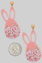 Easter Bunny Egg Earrings - #KE22151