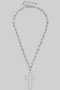 Cross Pendant U Chain Necklace