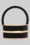 Metal Velvet Charm Hair Tie