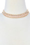 Three Piece Cubic Zirconia Baguette Chocker .