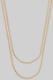 Layered Snake Chain Necklace - #KN20140-1