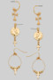 Three Pair Cross Dangle Earring Set - #VE1274