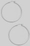 Metallic Pincatch Hoop Earrings