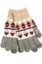 Aztec Print Smart Touch Gloves