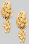 Textured Abstract Drop Earrings