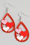 Heart Teardrop Earrings
