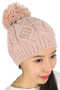  Knit Beanie With Pom.
