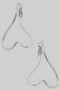 Heart Hoop Earrings - #GE10789