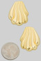 Textured Abstract Post Drop Earrings