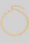 18K Gold Filled Chain Bracelet - #BWG1116