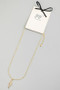 18K Gold Dipped Cz Pave Snake Pendant Necklace