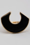 Mother Of Pearl Half Moon Statement Ring