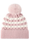 Cozy Striped Pom Pom Beanies 